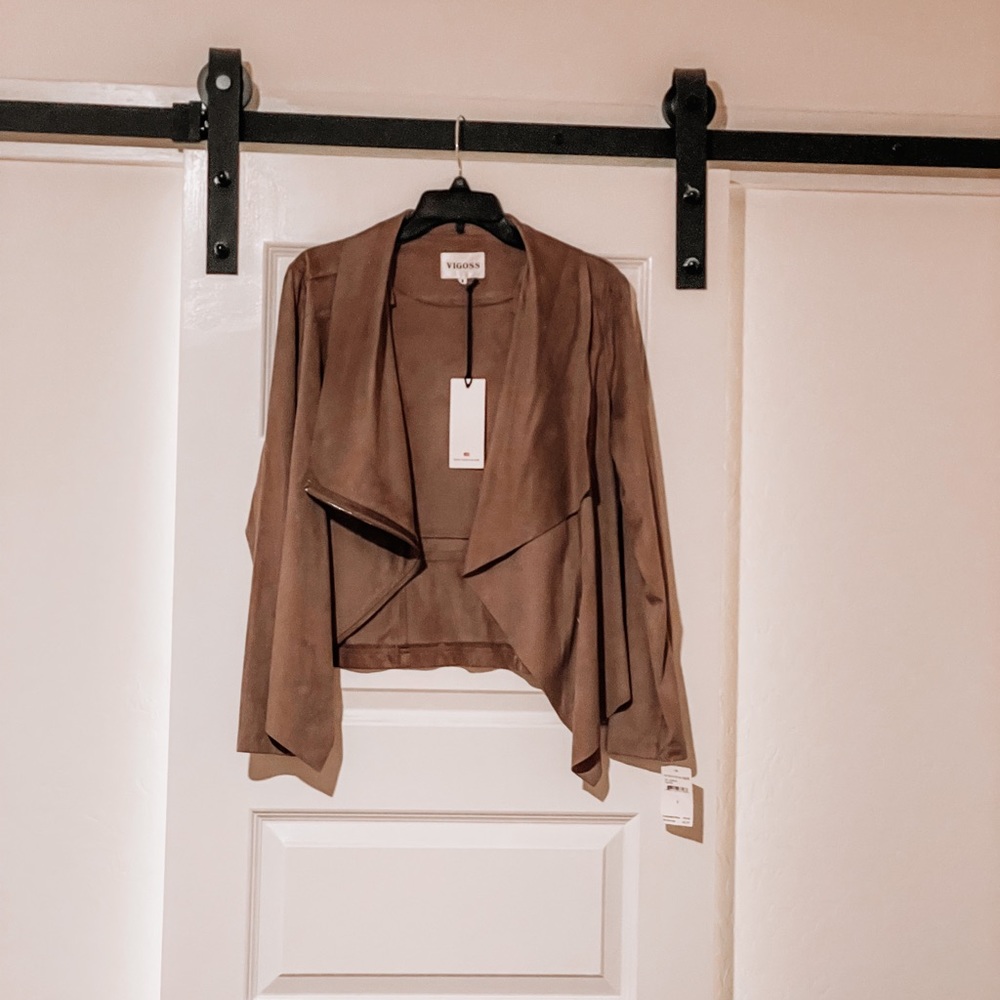 Vigoss Swayed Leather Jacket